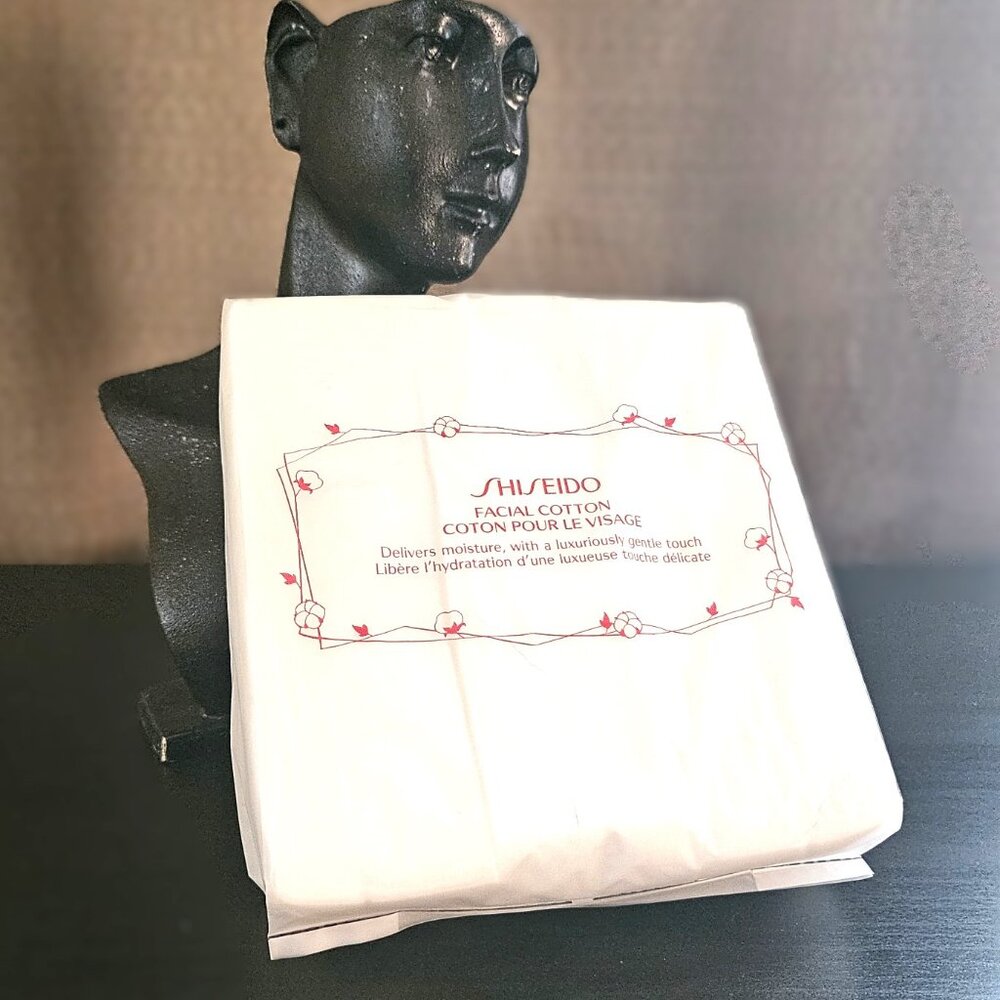 SHISEIDO Facial 100% Cotton Pads 165 Sheets, Made in Japan